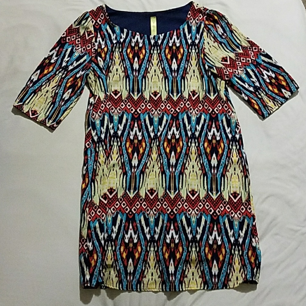 Francesca's Bee Stitched Shift Dress