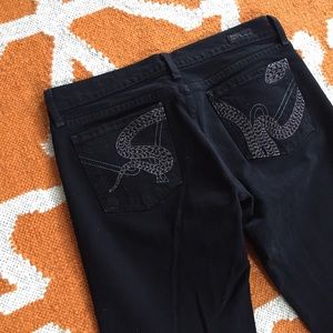 Citizens of Humanity Black "Serpent" Bootcut jeans