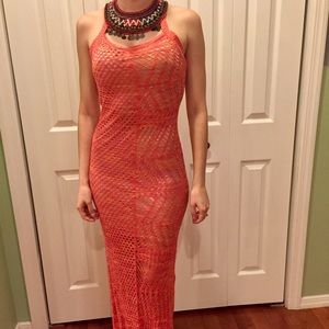 Bebe knit maxi dress