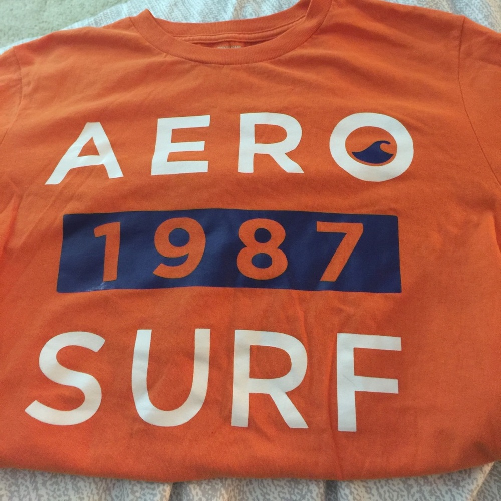 NWOT Men's Aeropostale 1987 orange tee
