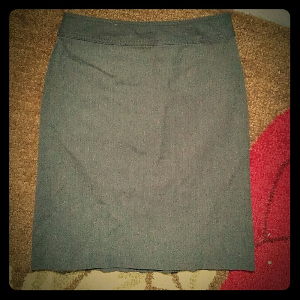 Grey Business Skirt