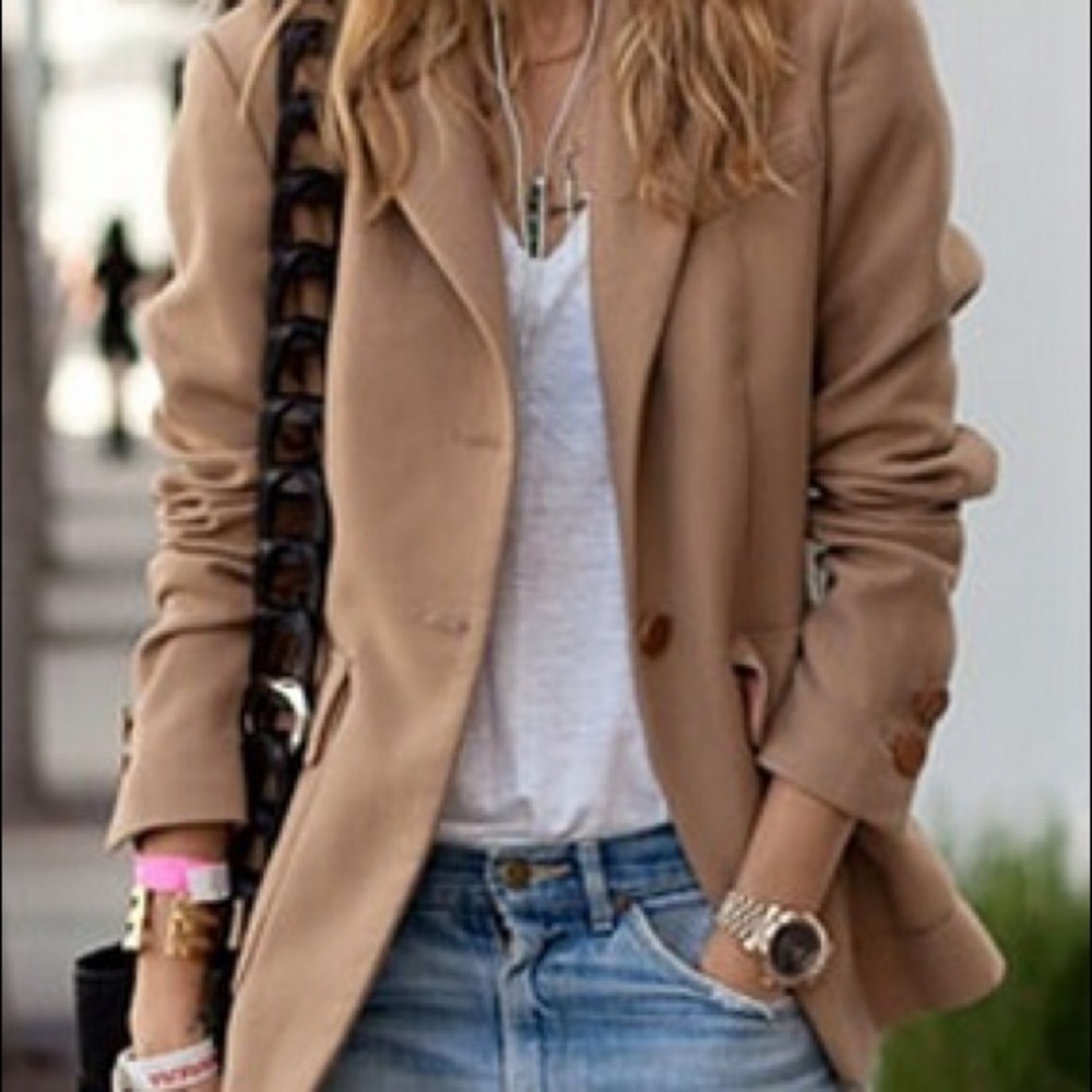 Camel blazer