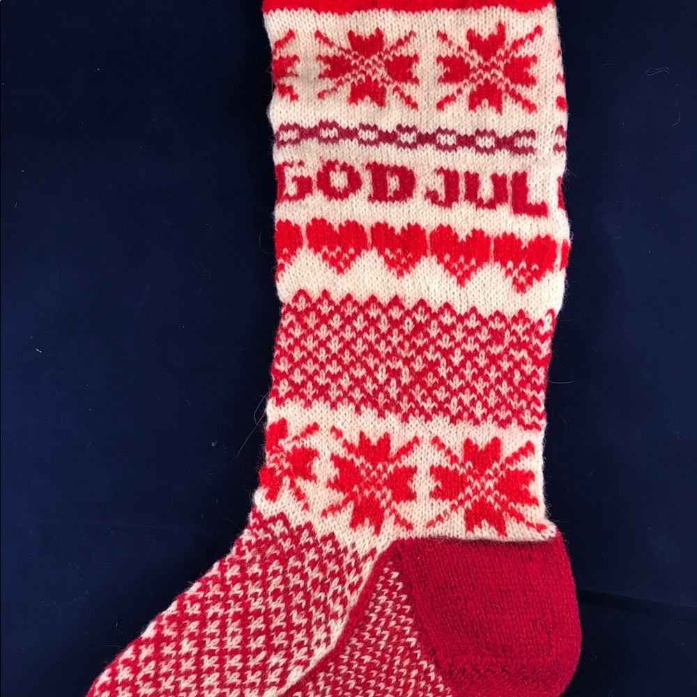 Handmade Christmas stocking made in Norway