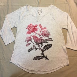 Lucky Brand 3/4 length shirt Sz M