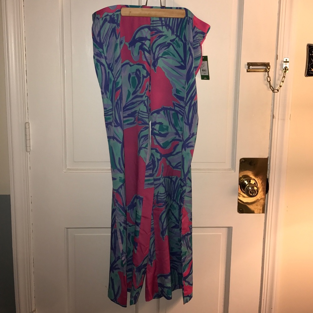 Chic pink sway Lilly palazzo pants new