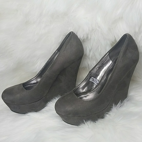 Shoes - Women's Charcoal Wedges