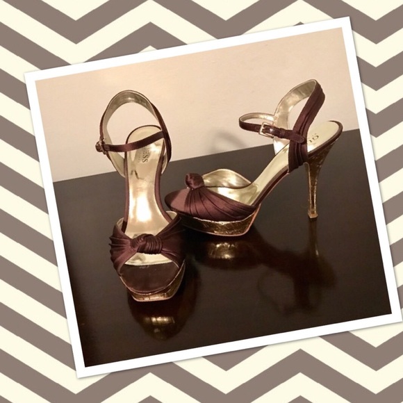 Guess heels sandals size 7 - Picture 1 of 4