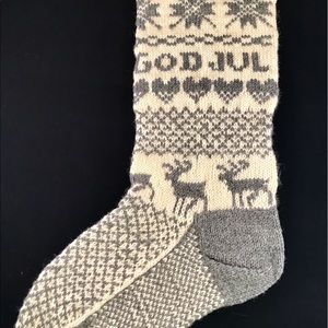 100% wool Christmas Stockings handmade in Norway.