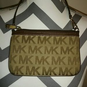 Authentic MK wristlet