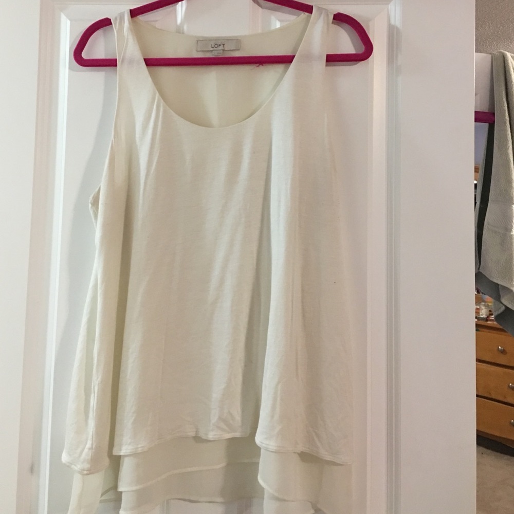 LOFT size L tank tops