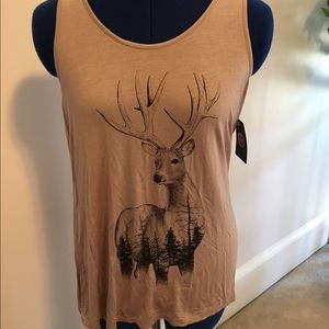 Beautiful Rose Color Tank Top New With Tags