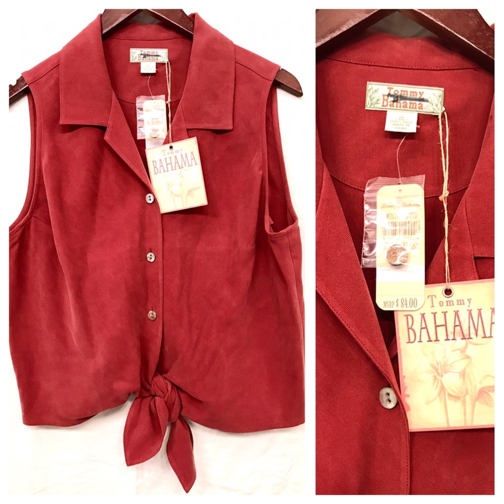 Tommy Bahama Woman Red Top M