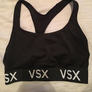 Black Victoria's Secret sports bra