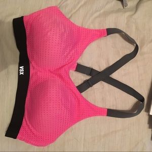 Pink padded Victoria's Secret sports bra