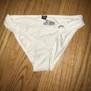 NWT Aerie white swim bottoms