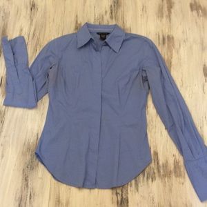 Victoria Secret Moda International Blue Blouse