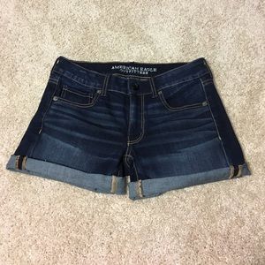 AEO super stretch jean shorts🚨SALE🚨