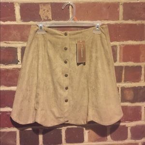 Francesca's Button Down Skirt