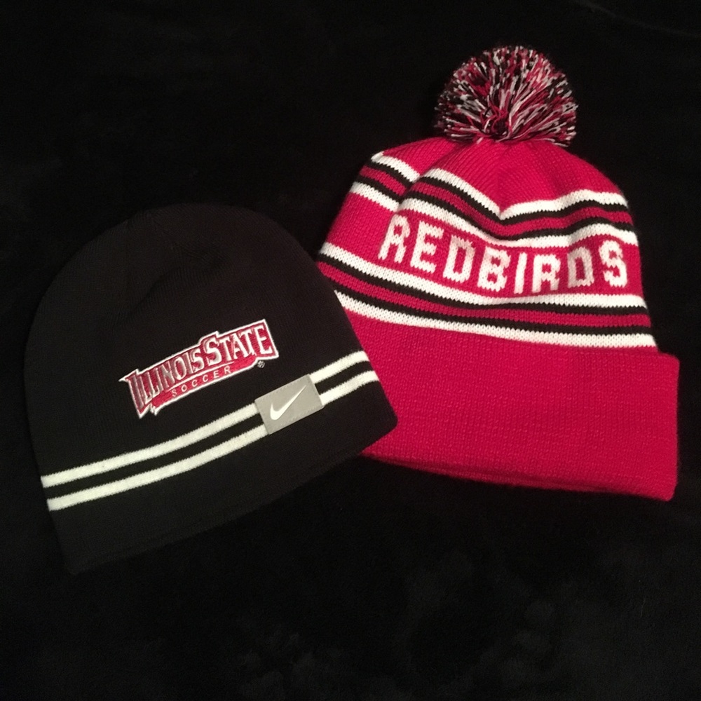 Illinois state beanie hat set!