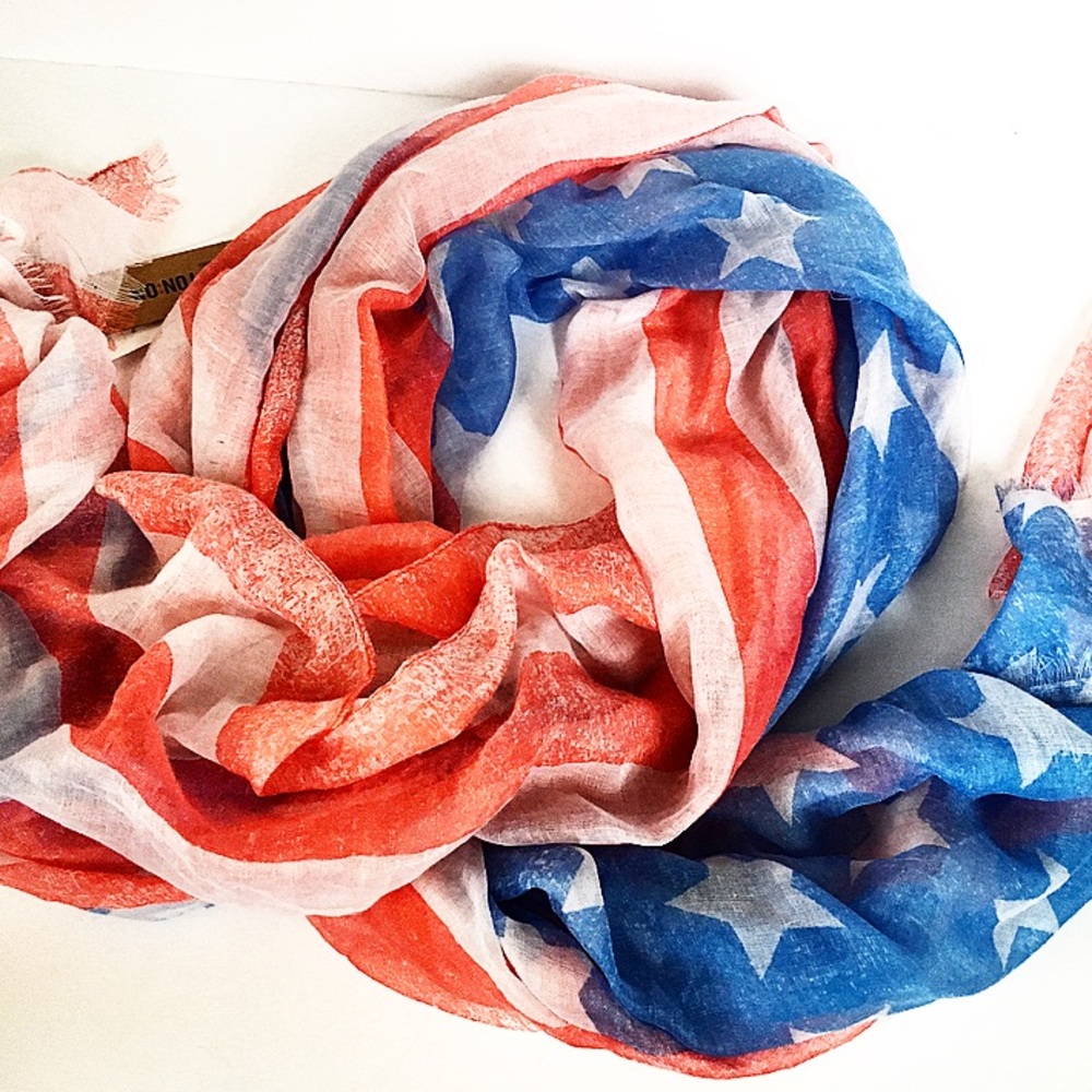 'Merica Flag Scarf
