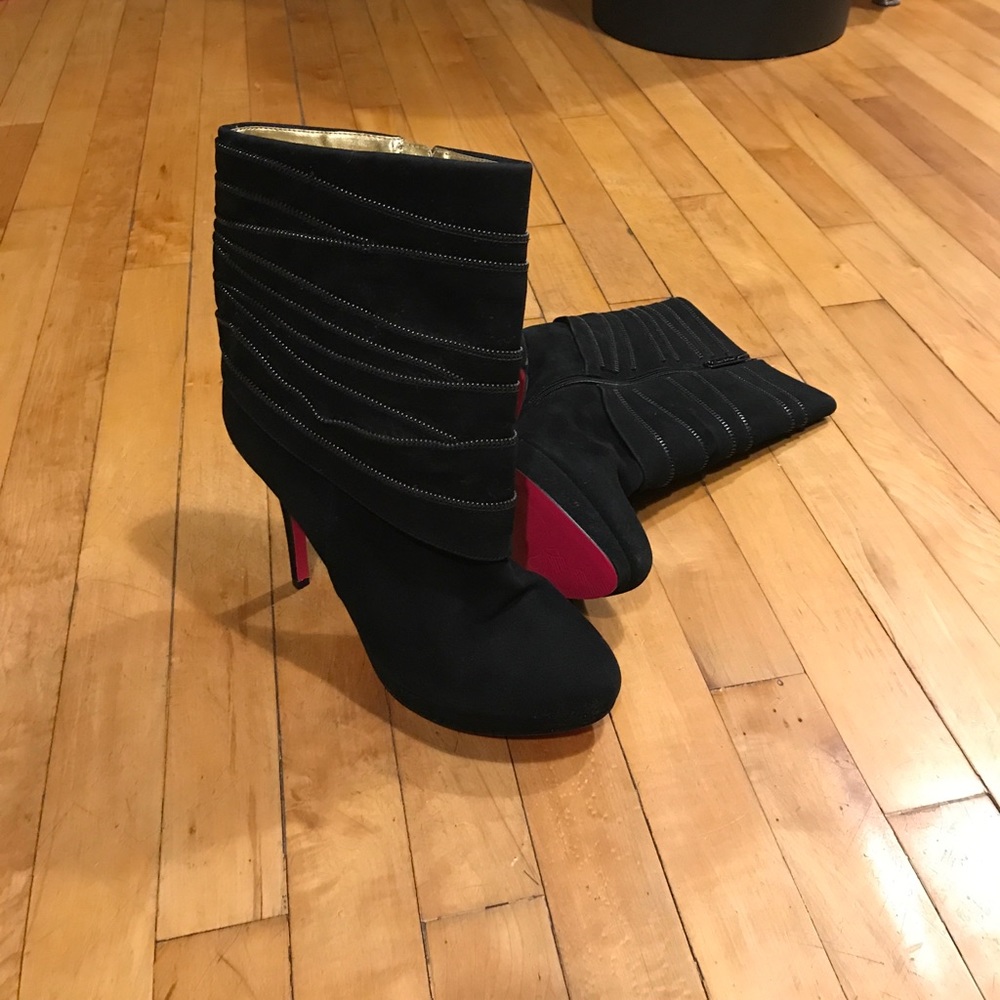 High Heel Zipper Boots