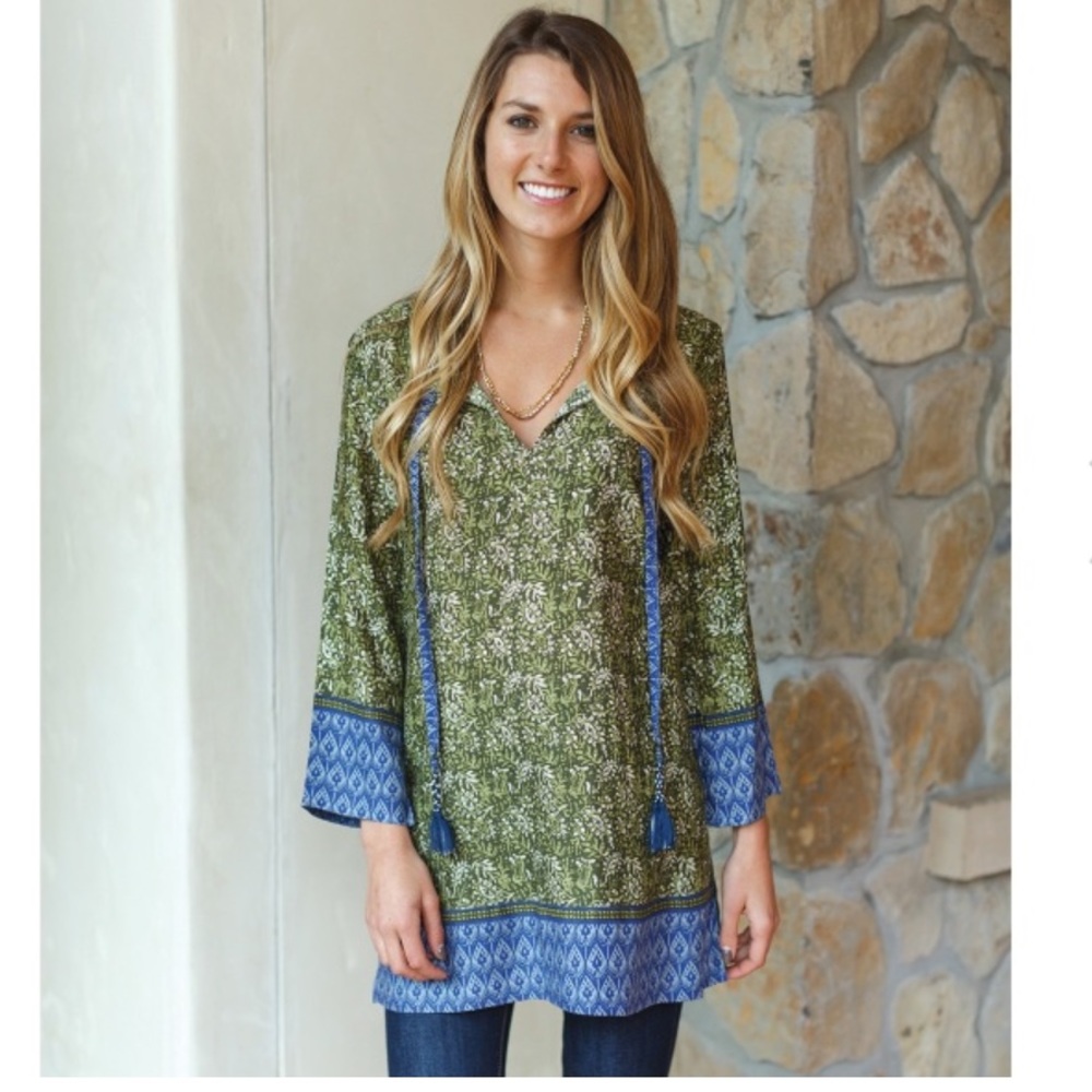 Rock Flower Paper Tunic