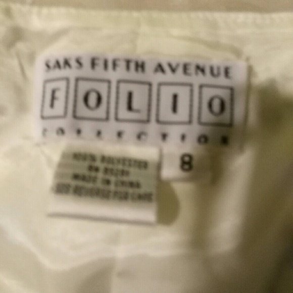 2 piece Saks Fifth Ave Formal Embroidered Gown NWT - Picture 5 of 5