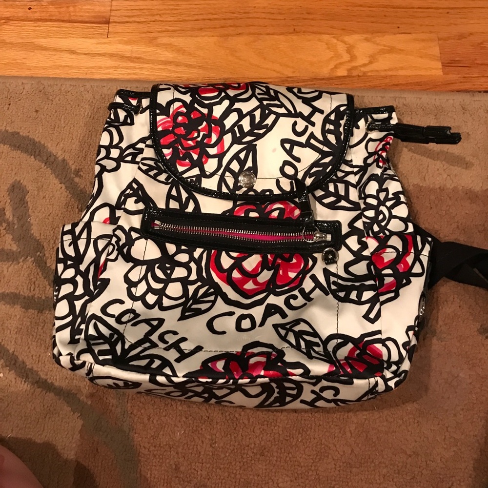 Authentic coach backpack