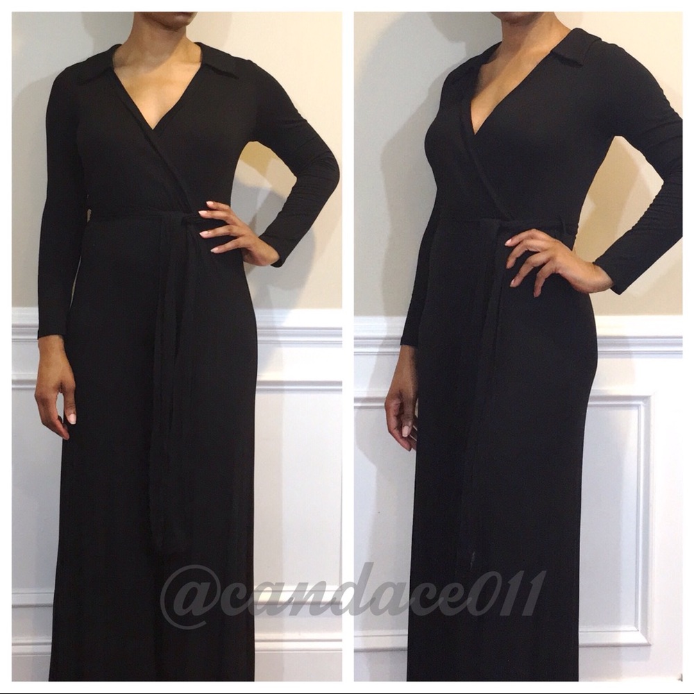 ⭐️LAST ONE!⭐️ Black Belted Jumpsuit (S) - Picture 2 of 7