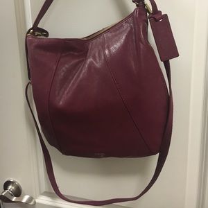 Fossil Gwen hobo maroon