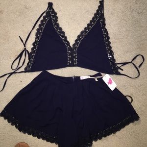 NWT NEVER WORN Navy blue set
