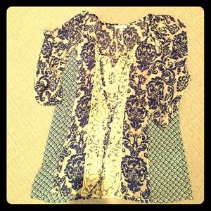 Jade silk shirt with tie