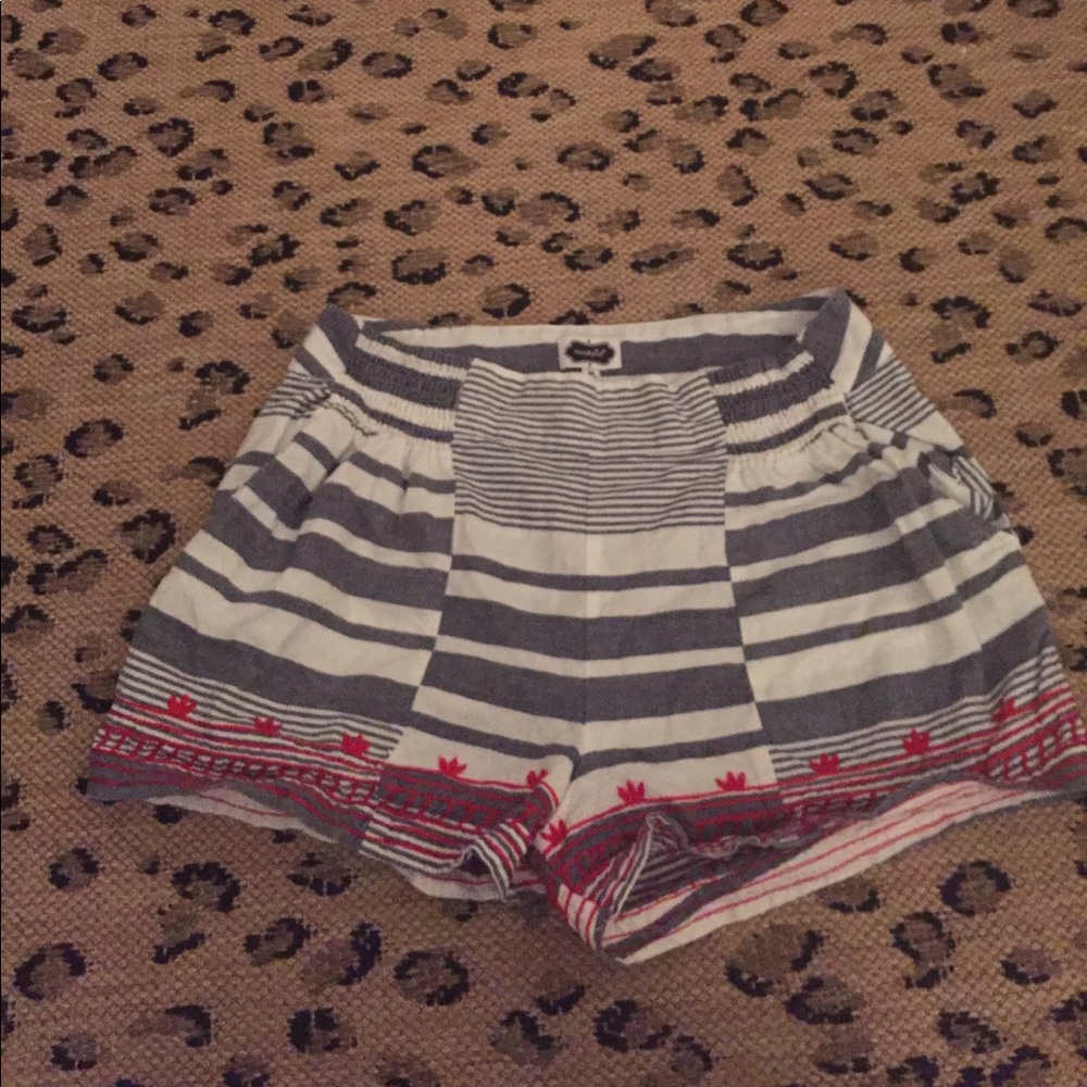 Mudpie Embroidered Shorts