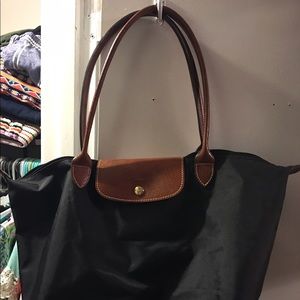 Longchamp large Le Pliage bag/tote/purse