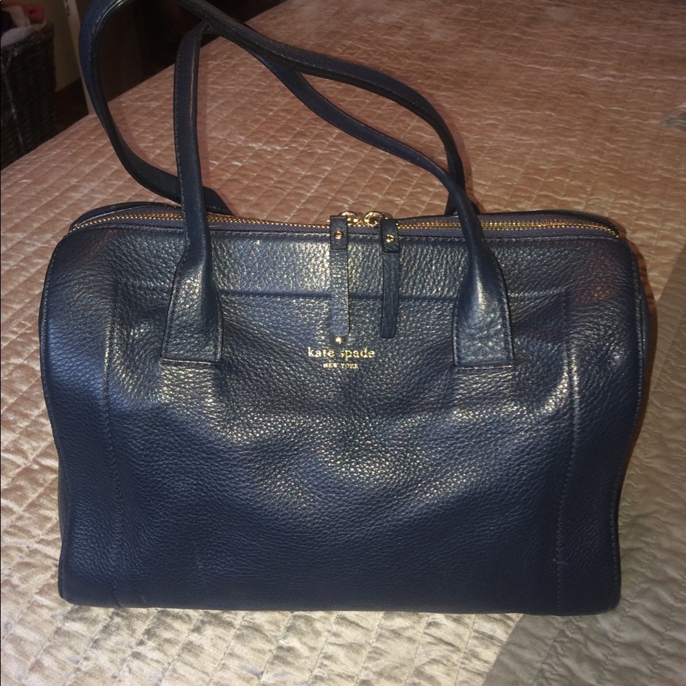 Navy and gold Kate Spade purse