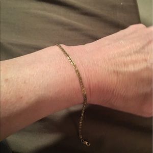 10kt YG Link bracelet