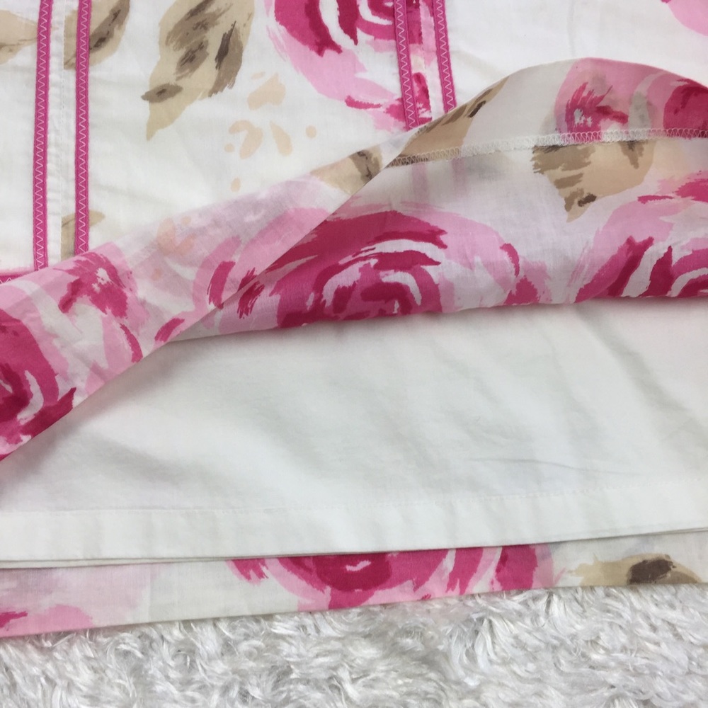 Ann Taylor Loft Pink Rose Skirt Size 10 - Picture 3 of 6