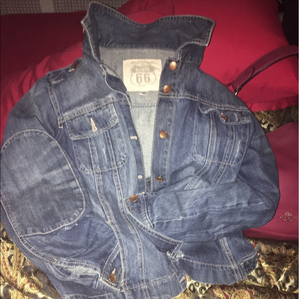 Route 66 Denim Jacket
