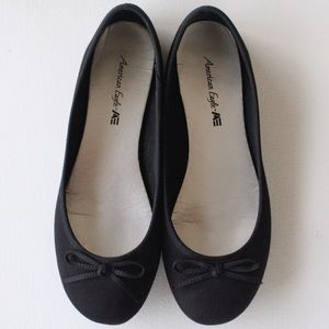 Black Ballet Flats