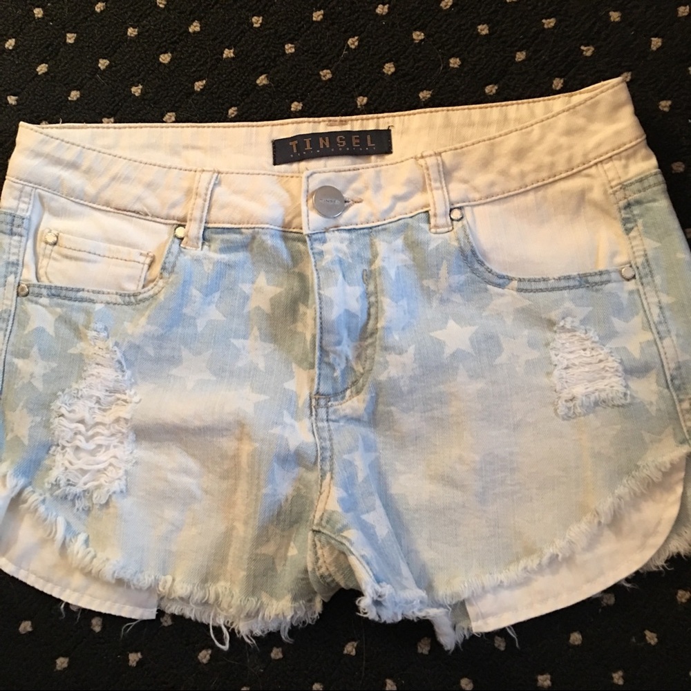 Destroyed Denim Shorts