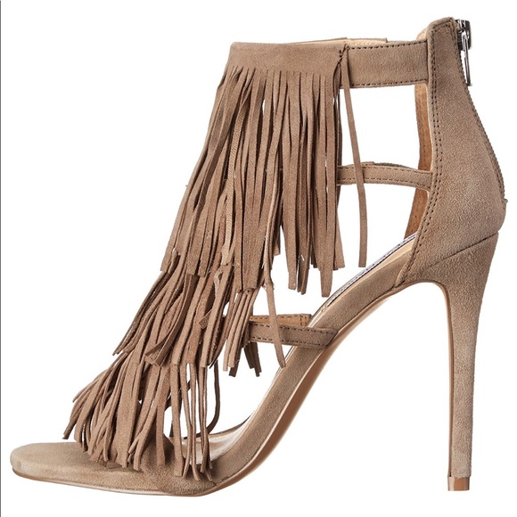 Steve Madden Shoes - NEW Steve Madden Fringly Heeled Sandals