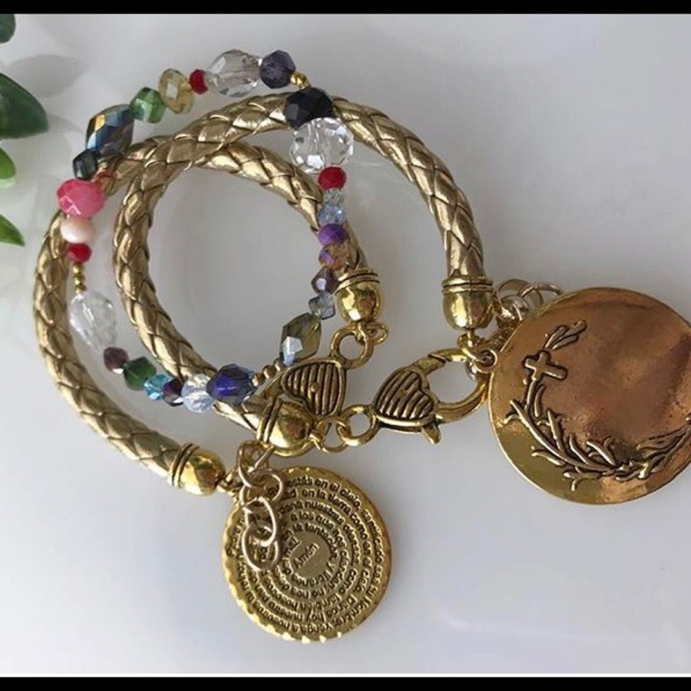 Gold bracelets