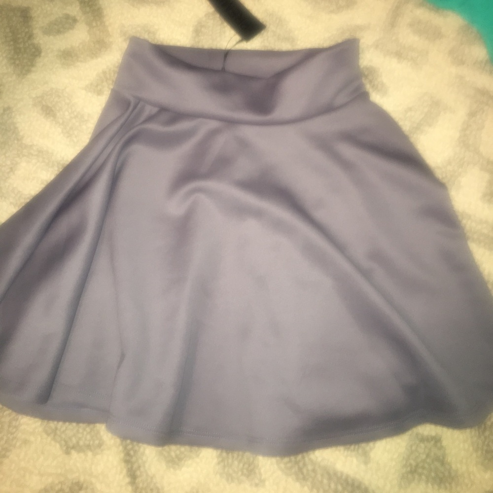 Small Gray Mini/midi Skirt
