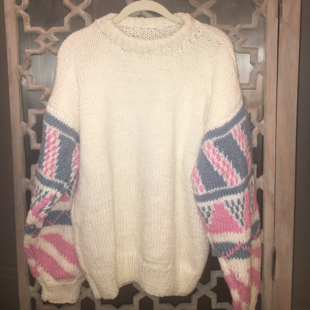 New Boutique baby pink and baby blue sweater 🦄 - Picture 1 of 8