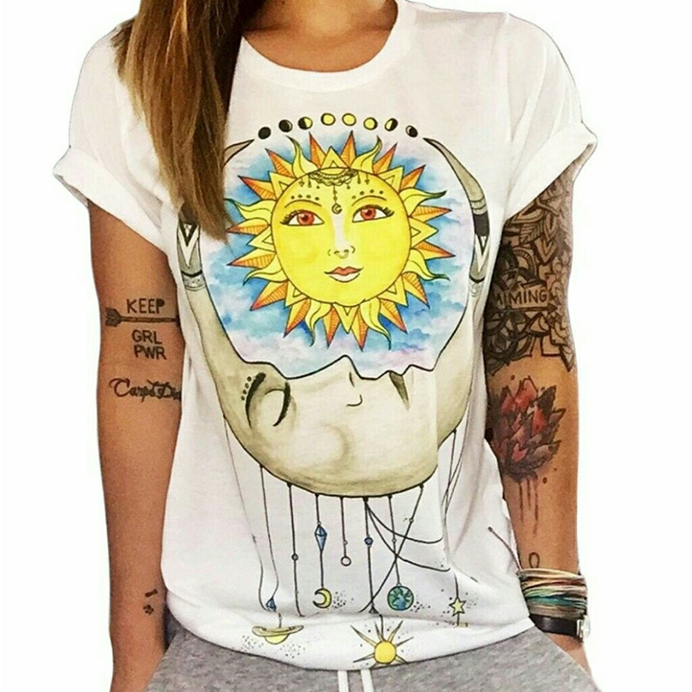 Sun & moon shirt