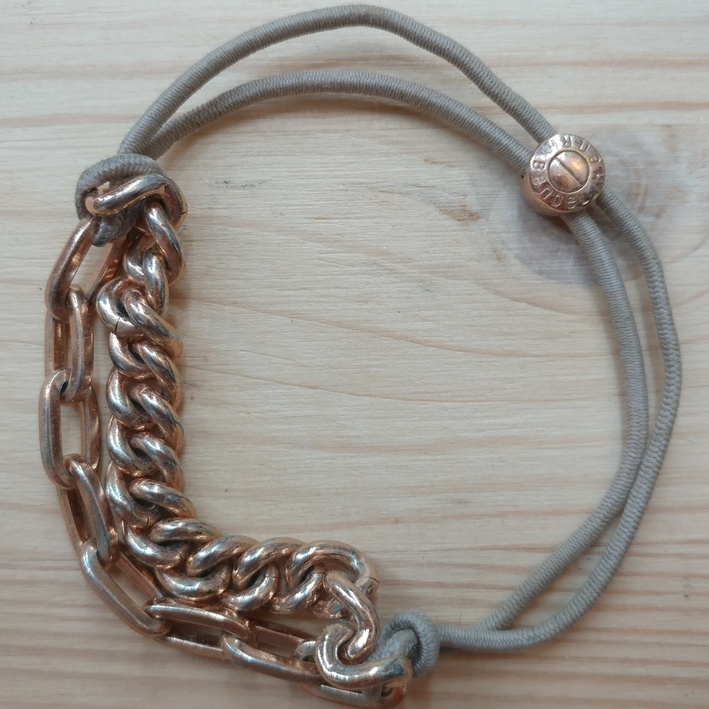 Henri Bendel Rose Gold Hair Elastic