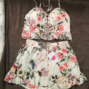 Floral two piece set