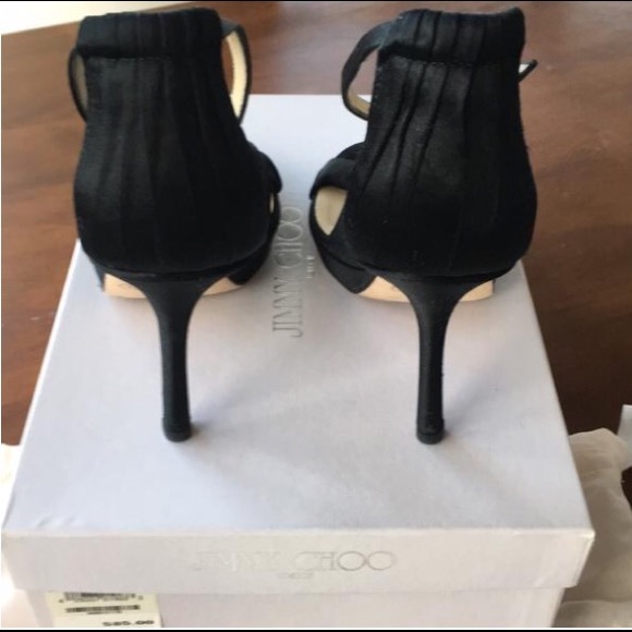Jimmy Choo Silk Satin Heels - Picture 2 of 5
