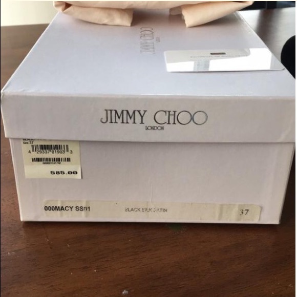 Jimmy Choo Silk Satin Heels - Picture 4 of 5