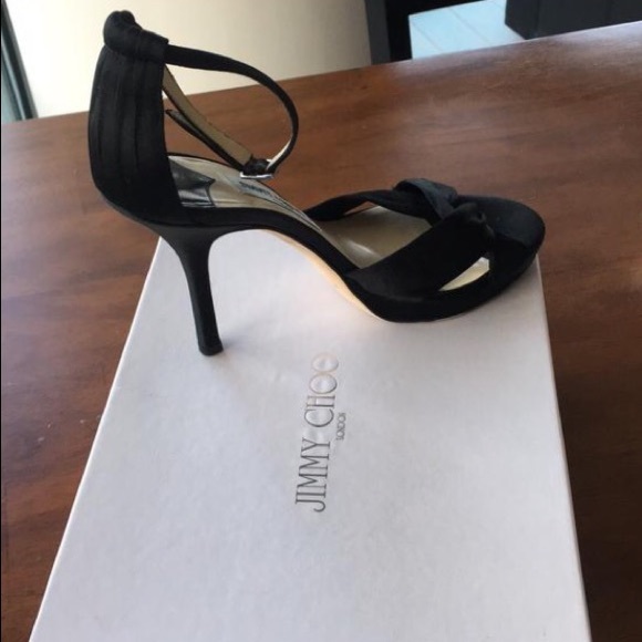 Jimmy Choo Silk Satin Heels - Picture 5 of 5